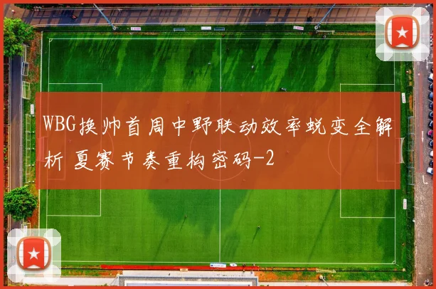 WBG换帅首周中野联动效率蜕变全解析 夏赛节奏重构密码